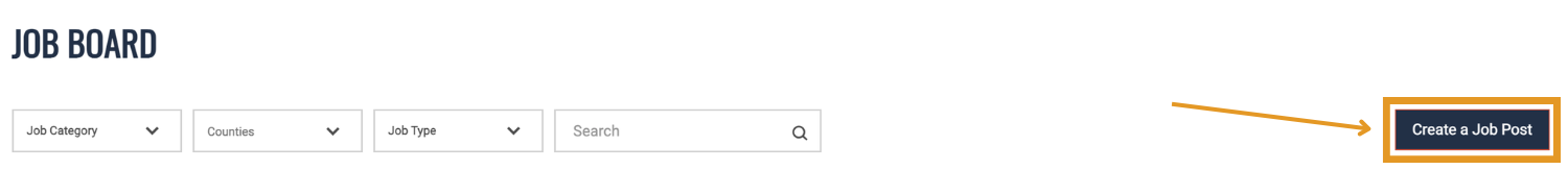 "Create a Job Post" Button Image