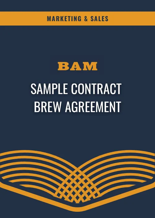 SAMPLE CONTRACT BREW AGREEMENT RESOURCE